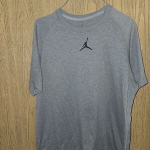 Jordan Kids Heather Gray Short Sleeve Tee